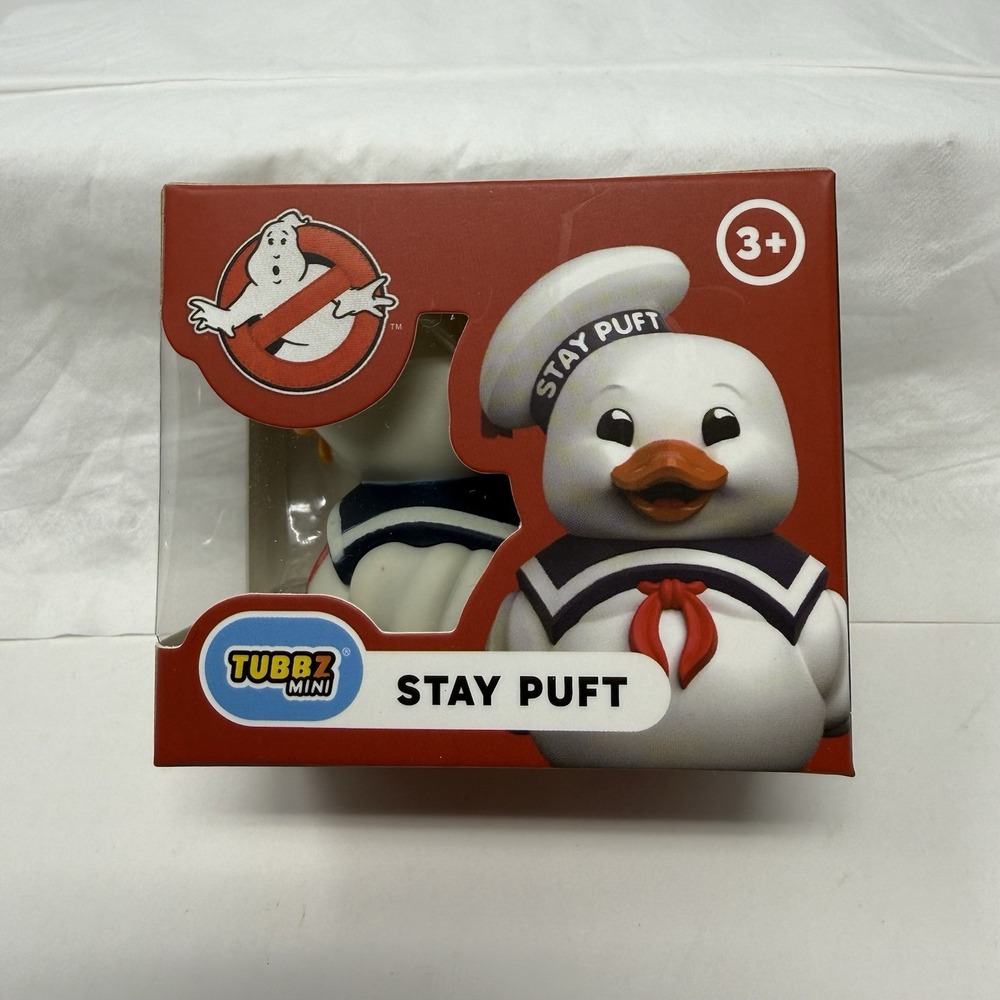 NWT Stay Puft Marshmallow Man Mini TUBBZ® Collectible Duck